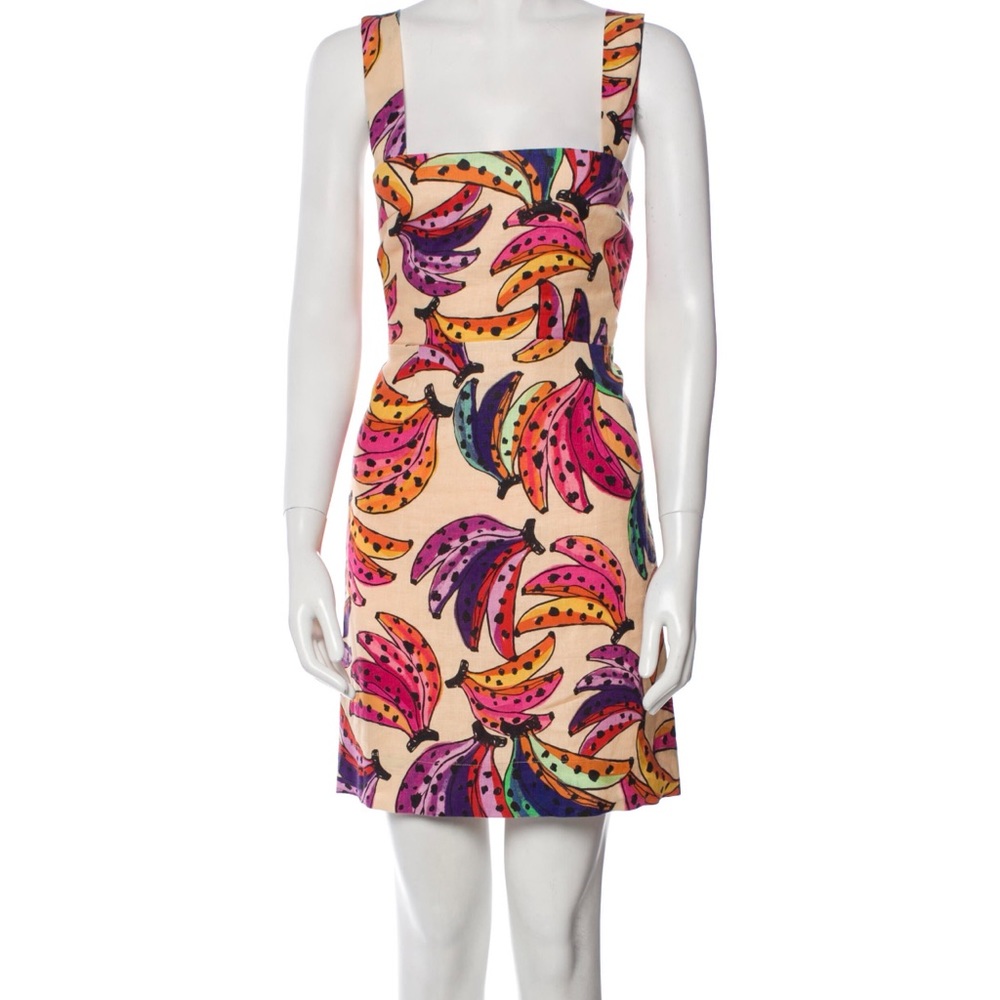 Farm Rio Banana Linen Dress